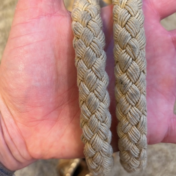 Prada Natural Woven and Metallic Snakeskin Trim Large Tote - Picture 12 of 16